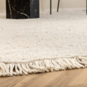 Betina – Tapis de salon – Blanc – 400 x 300 cm