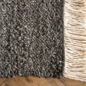 Betina – Tapis de salon – Gris – 250 x 80 cm