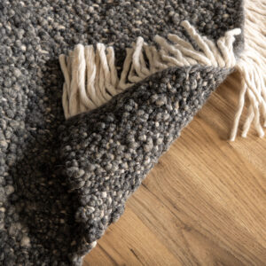 Betina – Tapis de salon – Gris – 250 x 80 cm