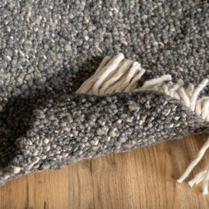 Betina – Tapis de salon – Gris – 250 x 80 cm