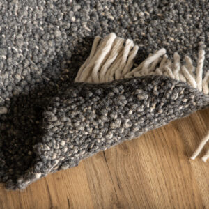 Betina – Tapis de salon – Gris – 250 x 80 cm