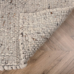 Loump – Tapis de salon – Beige, Blanc – 300 x 200 cm