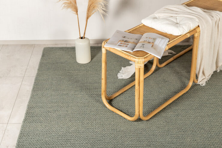 Marta – Tapis de salon – Vert – 300 x 200 cm