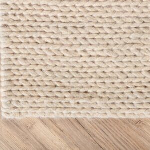 Marta – Tapis de salon – Blanc – 300 x 200 cm