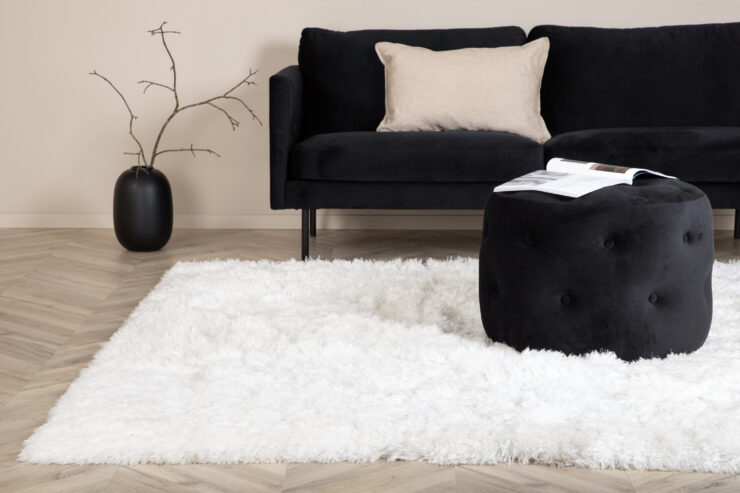 Grace – Tapis de salon – Blanc – 300 x 300 cm