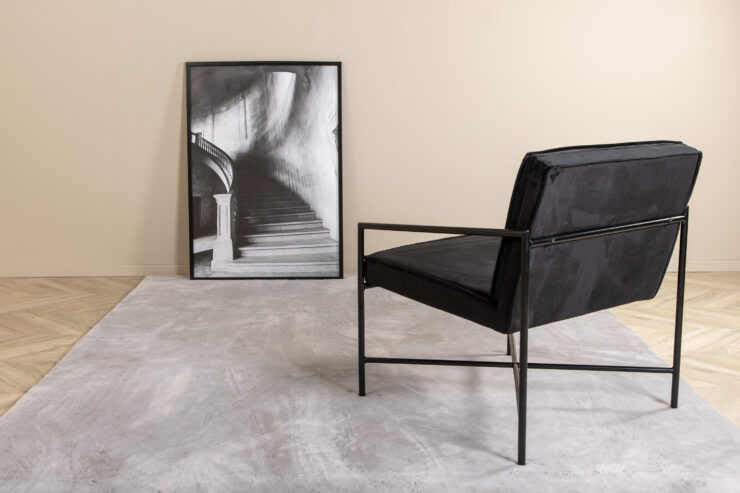 Nina – Tapis de salon – Gris – 300 x 200 cm
