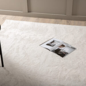 Nina – Tapis de salon – Blanc – 300 x 200 cm