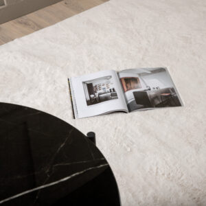 Nina – Tapis de salon – Blanc – 300 x 200 cm