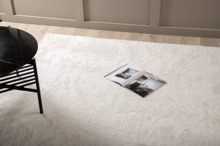 Nina – Tapis de salon – Blanc – 230 x 160 cm
