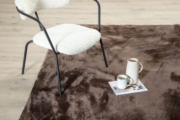 Blanca – Tapis de salon – Marron – 230 x 160 cm