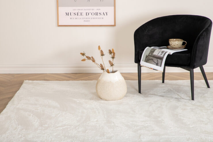Blanca – Tapis de salon – Blanc – 230 x 160 cm