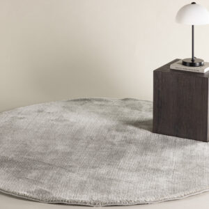Blanca – Tapis de salon – Gris clair – ⌀200 cm