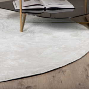 Blanca – Tapis de salon – Blanc – ⌀200 cm