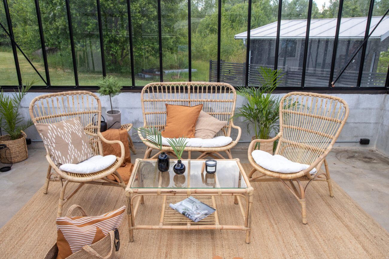 Ella – Salon canapé – Naturel, Transparent
