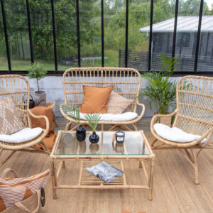 Ella – Salon canapé – Naturel, Transparent