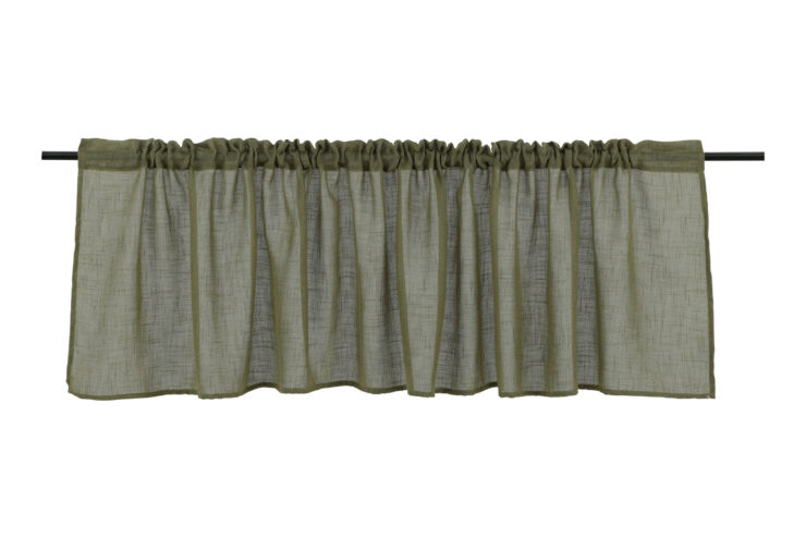 Kaya – Rideau – Vert mousse – 55 x 250 cm