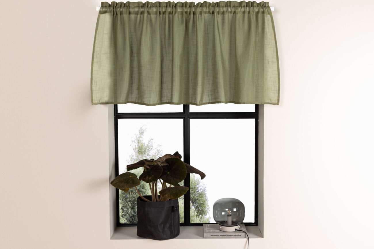 Kaya – Rideau – Vert mousse – 55 x 250 cm