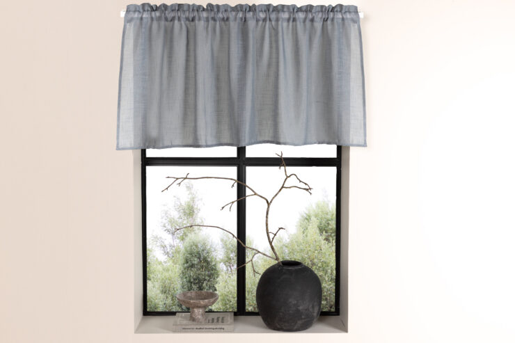 Kaya – Rideau – Gris clair – 55 x 250 cm