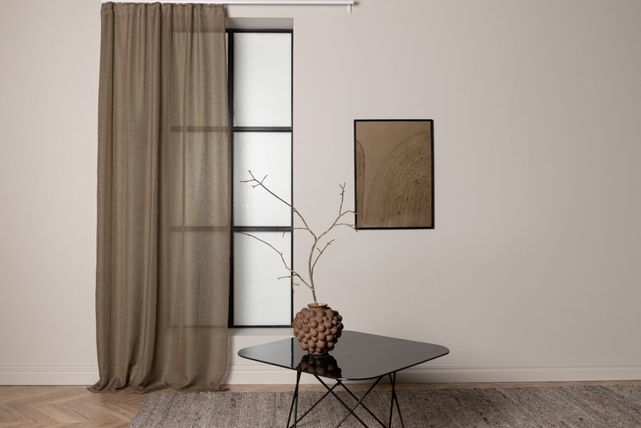 Kaya – Rideau – Marron – 290 x 140 cm