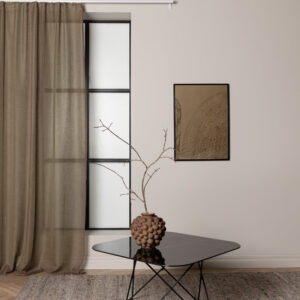 Kaya – Rideau – Marron – 290 x 140 cm