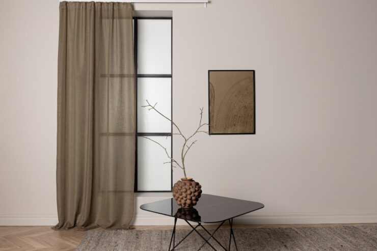 Kaya – Rideau – Marron – 290 x 140 cm