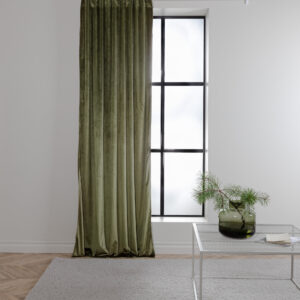 Mary – Rideau – Vert mousse – 250 x 135 cm