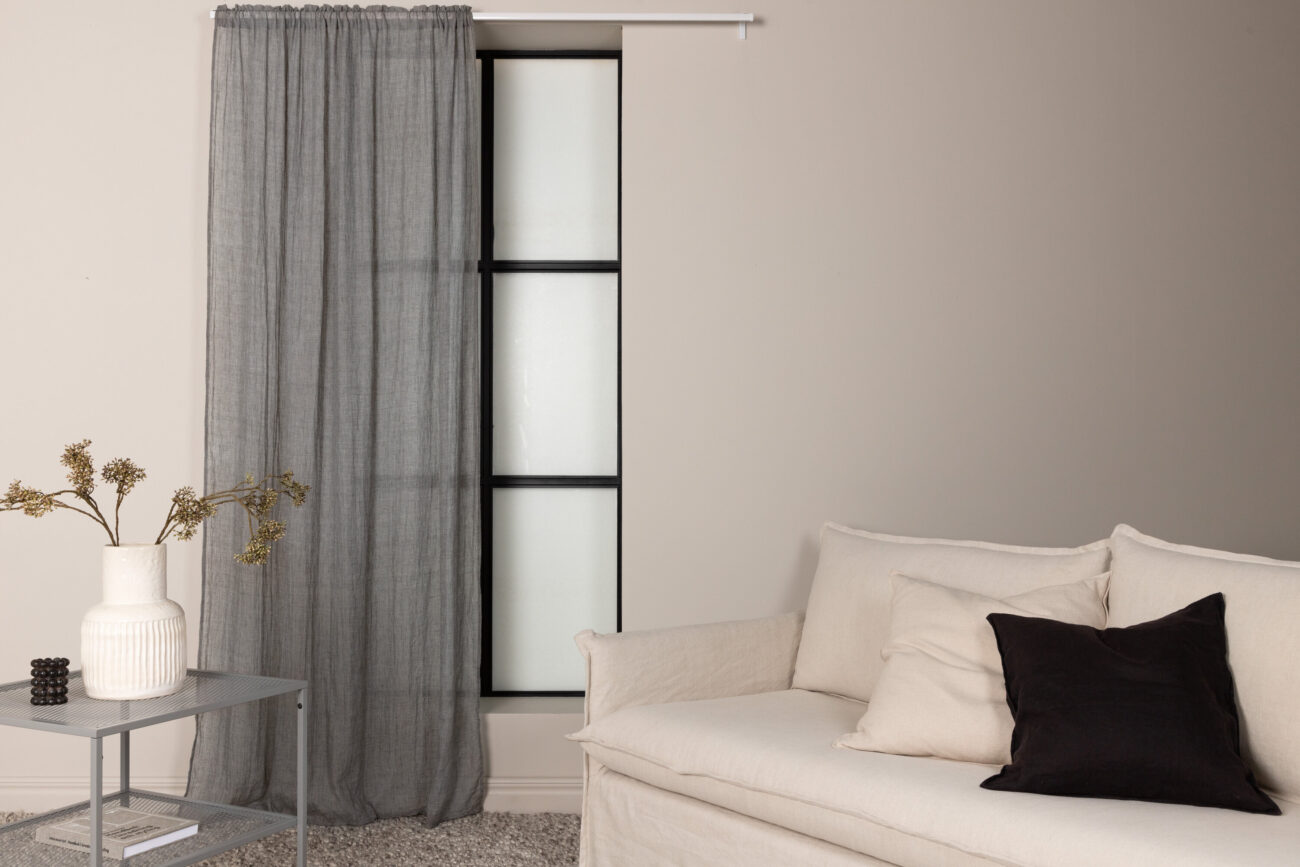 Elena – Rideau – Gris foncé – 240 x 135 cm