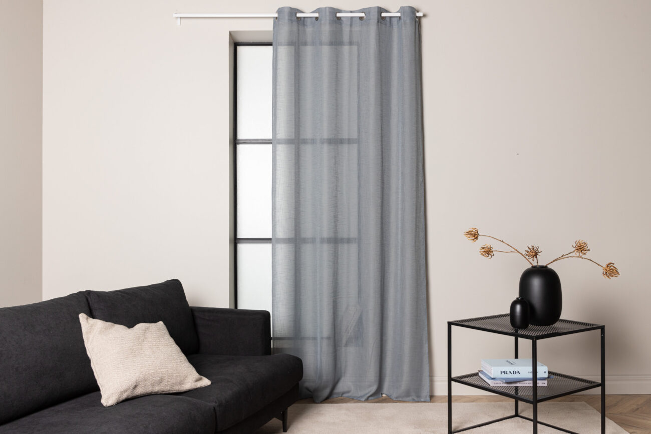 Kaya – Rideau – Gris clair – 290 x 140 cm