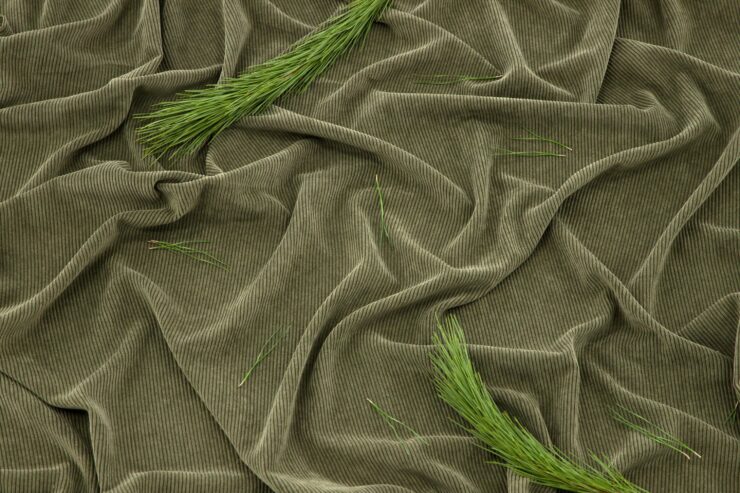 Elma – Rideau – Vert mousse – 240 x 140 cm