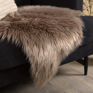 Katy – Plaid – Marron – 90 x 60 cm