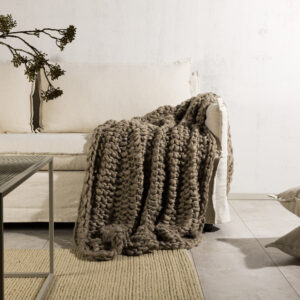 Kate – Plaid – Marron – 170 x 130 cm