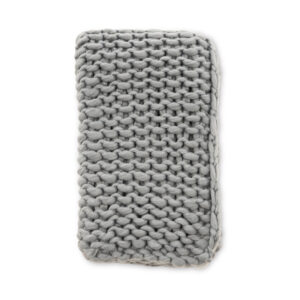 Kate – Plaid – Gris clair – 170 x 130 cm