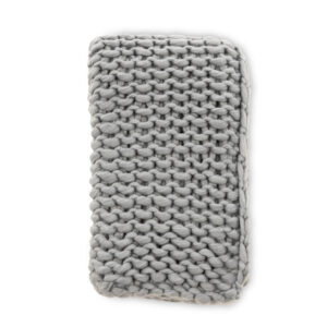 Kate – Plaid – Gris clair – 170 x 130 cm