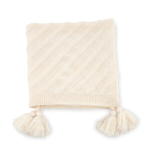 Katlyn – Plaid – Blanc cassé – 170 x 130 cm