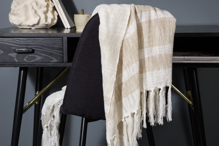 Sandy – Plaid – Beige – 170 x 130 cm