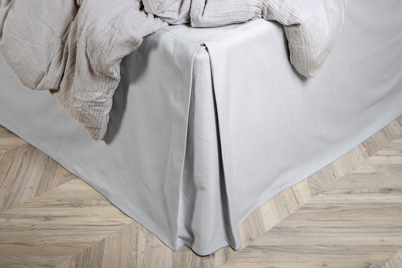 Ziggy – Linge de lit – Gris clair – 200 x 180 cm