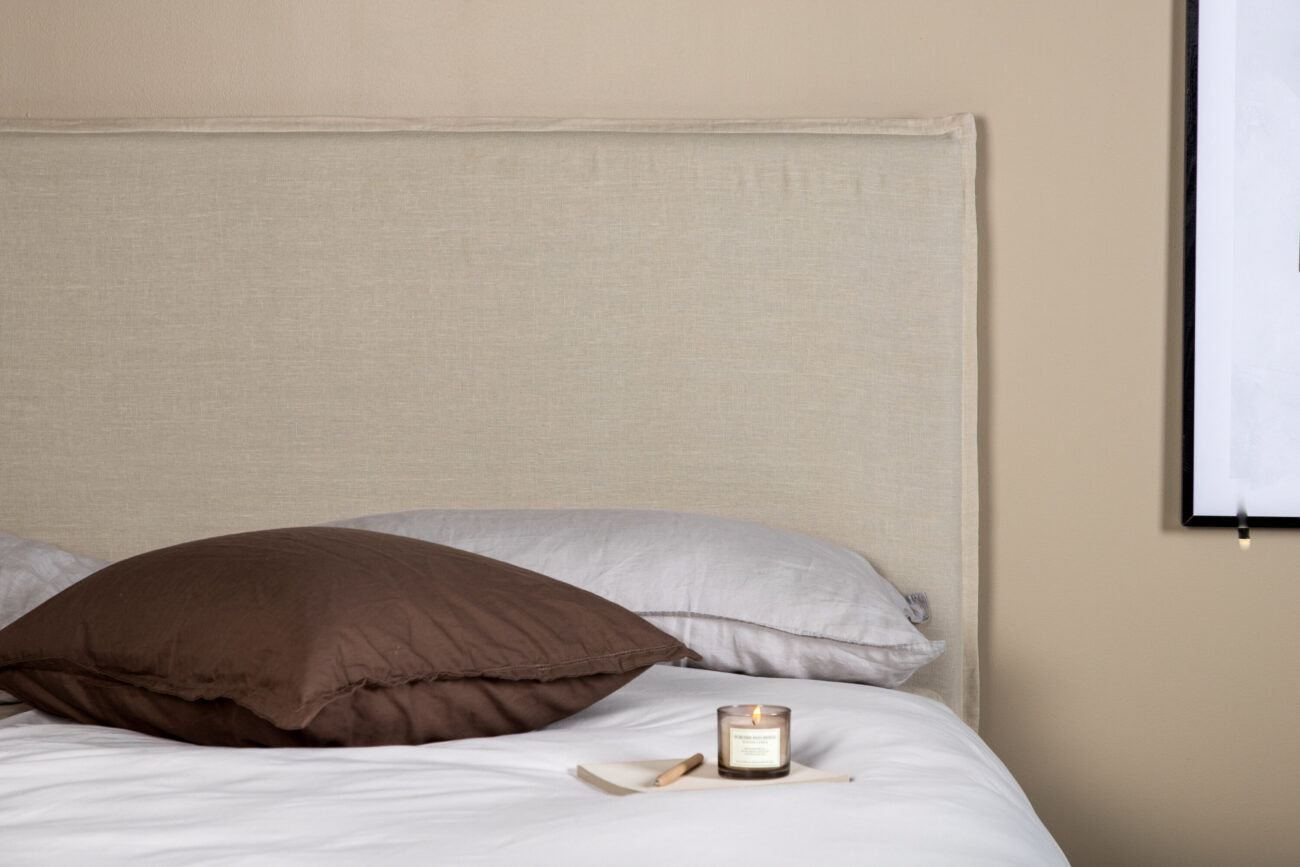 Signe – Headboard Cover – Beige – 10 x 180 x 140 cm