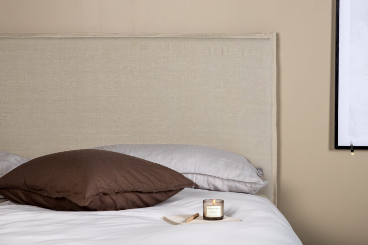 Signe – Headboard Cover – Beige – 10 x 180 x 140 cm