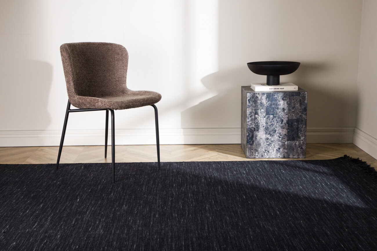 Elton – Tapis de salon – Noir – 350 x 250 cm