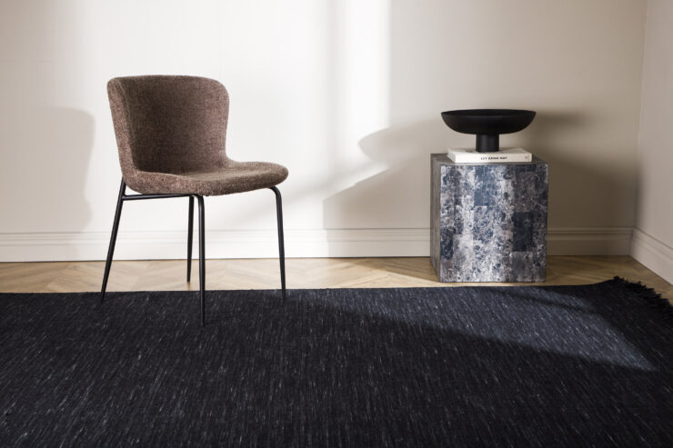 Elton – Tapis de salon – Noir – 350 x 250 cm