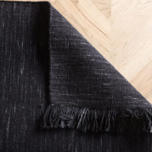 Elton – Tapis de salon – Noir – 350 x 250 cm