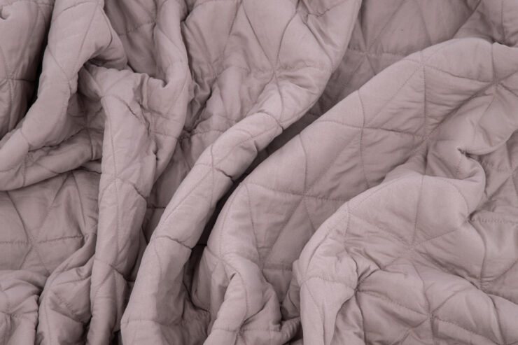 Nilla – Linge de lit – Rose poudré – 260 x 260 cm