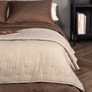 Sally – Linge de lit – Beige – 150 x 250 cm