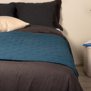 Sally – Linge de lit – Bleu – 80 x 180 cm