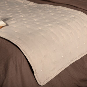 Sally – Linge de lit – Beige – 80 x 260 cm