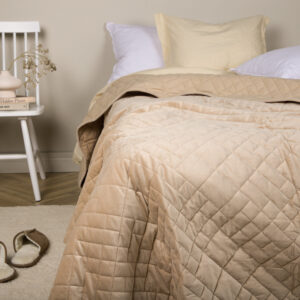 Jilly – Linge de lit – Beige – 260 x 260 cm