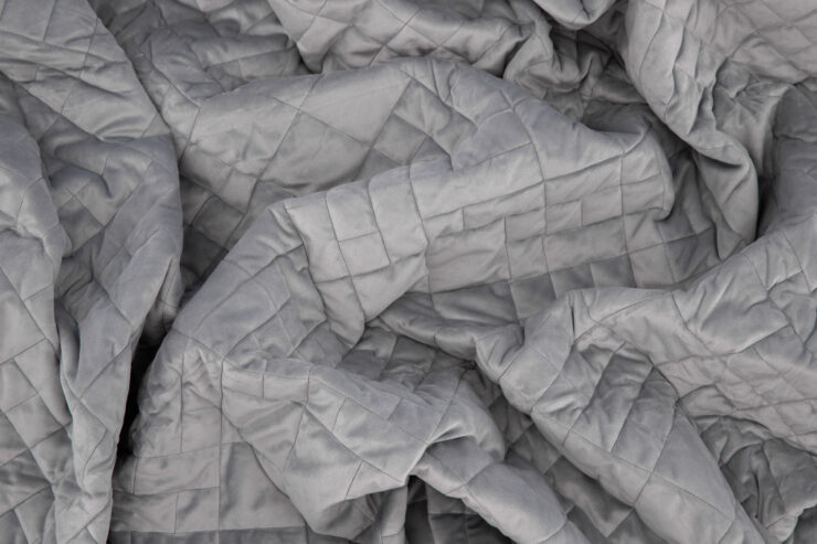 Jilly – Linge de lit – Gris clair – 260 x 260 cm