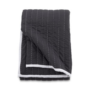 Juni – Linge de lit – Anthracite, Blanc – 150 x 250 cm