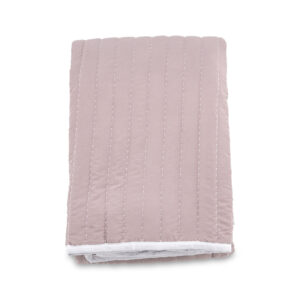 Juni – Linge de lit – Rose poudré, Blanc – 180 x 260 cm