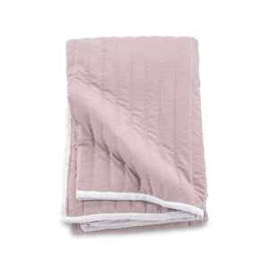 Juni – Linge de lit – Rose poudré, Blanc – 180 x 260 cm